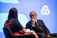 António Costa e Silva entrevistado pela diretora do Jornal de Negócios, Diana Ramos