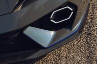 Detalhe do Lamborghini Temerario, com acabamentos em fibra de carbono