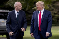 Trump Gianni Infantino