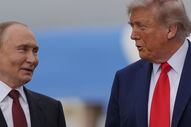 Putin e Trump num encontro