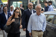 Figuras empresariais e desportivas nas cerimónias fúnebres de Joaquim Oliveira na Basílica da Estrela