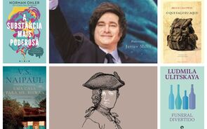 Sugestões de leitura: livros de Javier Milei, Bruce Chatwin e V. S. Naipul