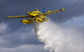 Aviões Fire Boss da Suécia juntam-se ao combate aos incêndios em Portugal