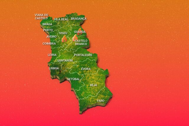 Helicóptero Super Puma chega para combate aos incêndios. Em Mirandela arderam 6 mil hectares