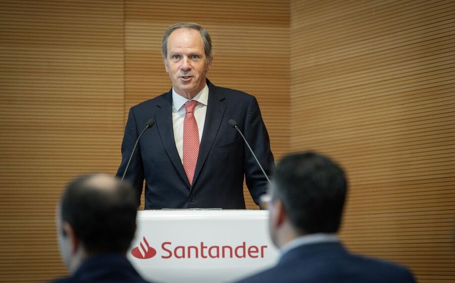 Pedro Castro e Almeida, CEO do Santander, na apresentação de resultados do primeiro semestre de 2025.