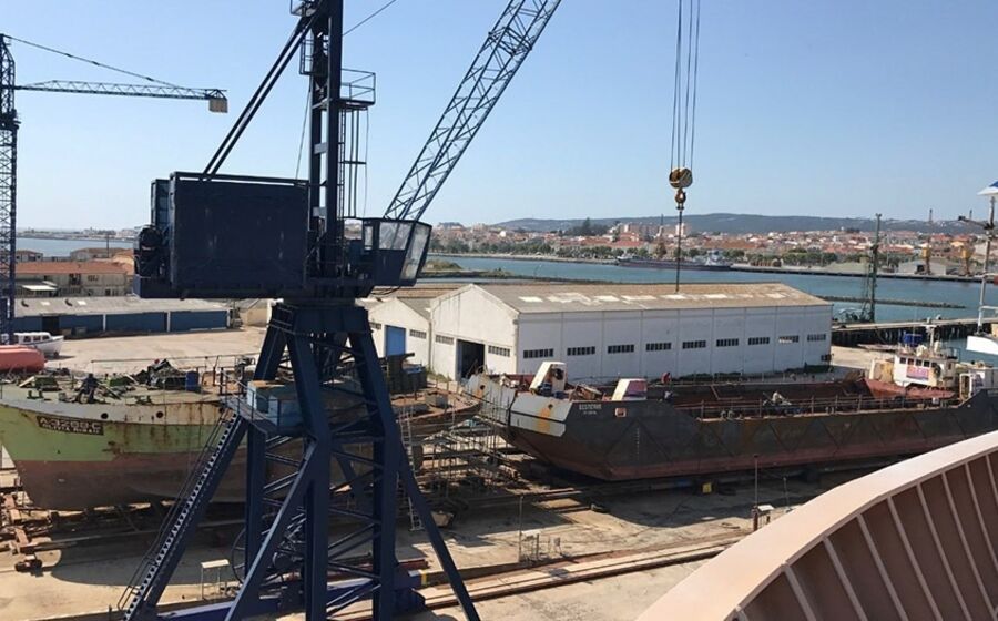 Os estaleiros navais da Figueira da Foz estão concessionados à AtlanticEagle Shipbuilding. 