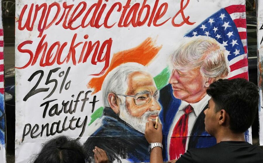Índia reage ao aumento das tarifas de Trump