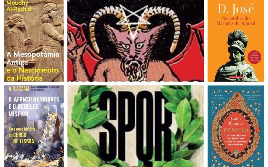 Livros de História: Mesopotâmia, D. Afonso Henriques, Roma Antiga e mulheres na Idade Média