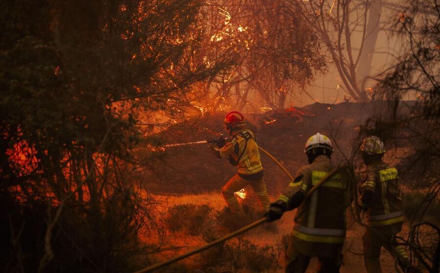 Combate a incêndio em Vila Real 