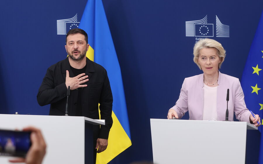 Zelensky e Ursula von der Leyen reforçam aliança na energia