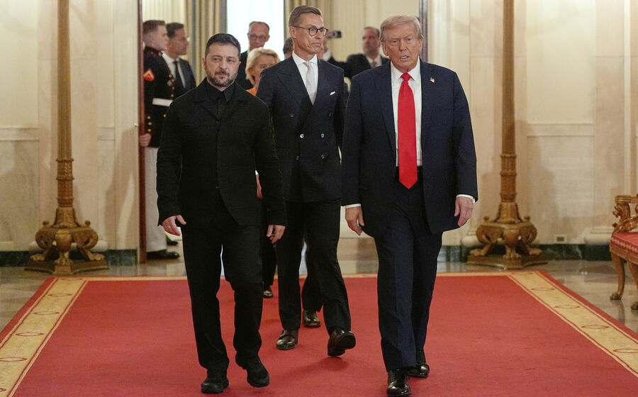 Líderes europeus reuniram-se com Donald Trump para discutir o conflito na Ucrânia.