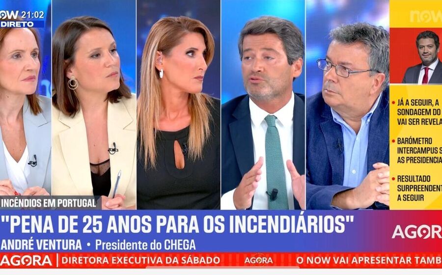 NOW com melhor dia de sempre alarga vantagem sobre a SIC notícias