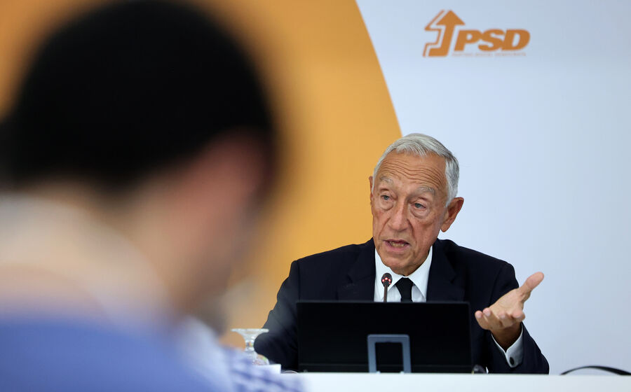 Marcelo Rebelo de Sousa discursa na Universidade de Verão do PSD, em Castelo de Vide