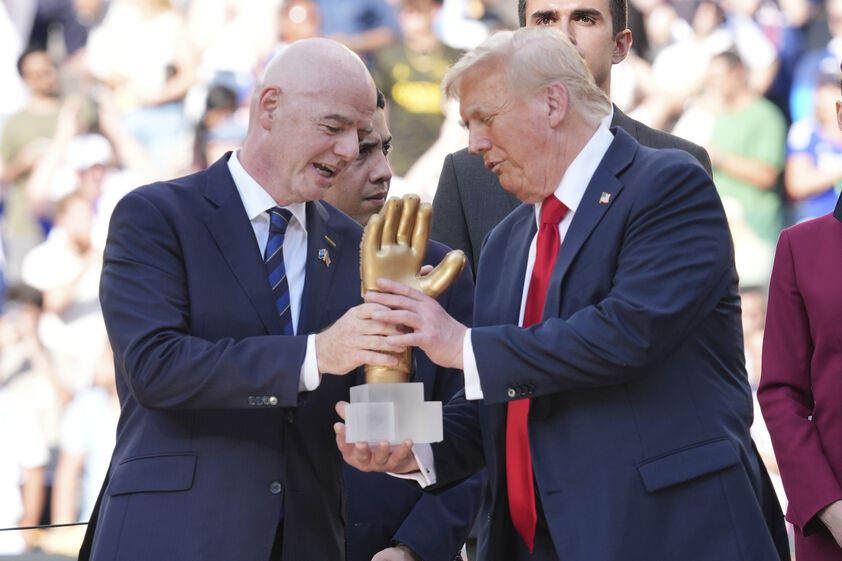 Trump Gianni Infantino