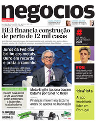 Primeira página do Negócios de 3 de setembro de 2025