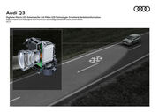 Audi Q3 com faróis LED Matrix digitais e informações de trânsito