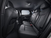 Interior do Audi Q3 Sportback, com bancos em couro preto e espaço para passageiros