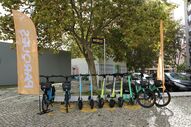 Bicicletas e trotinetes da Bolt e da Byko em Oeiras Move