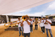Banda anima festa das vindimas no Vale da Pinta