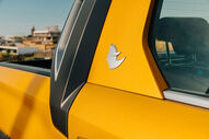 Detalhe da KGM Musso EV, 'pick-up' elétrica competitiva