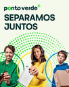 Ponto Verde promove separação de resíduos com pessoas e embalagens