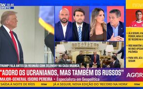 NOW à frente da SIC Notícias no dia da cimeira entre Trump, Zelensky e líderes europeus