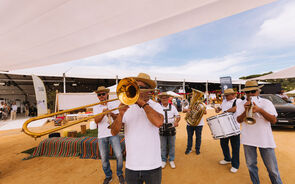 Banda anima festa das vindimas no Vale da Pinta