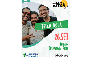 Deixa Rolá atua no Jardim Fernando Pessa, em Lisboa, dia 26 de setembro