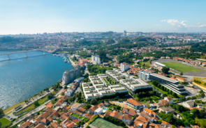 O empreendimento residencial O'rizon Living vai nascer em Valbom, concelho de Gondomar. 