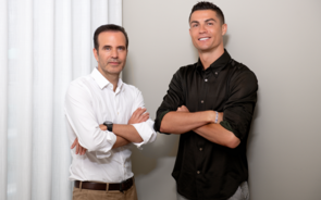 Cristiano Ronaldo e Paulo Ramos, fundador, acionista e CEO do grupo Insparya.