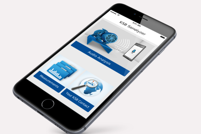 Sonolyzer da KSB – a app que detecta a sua poupança de energia!