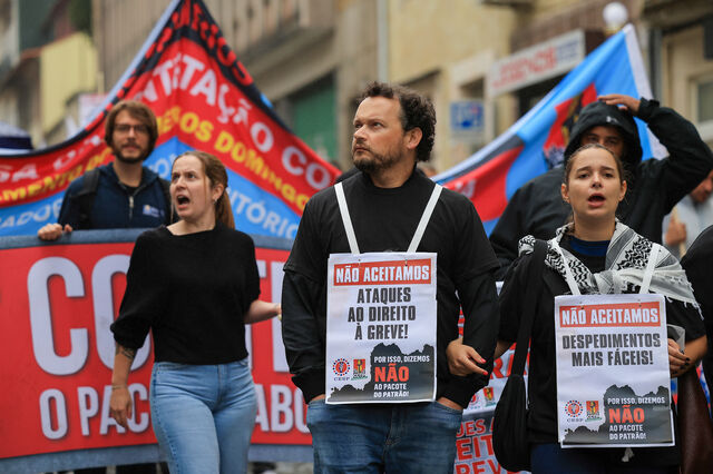 Milhares de pessoas concentram-se em Lisboa contra o pacote laboral