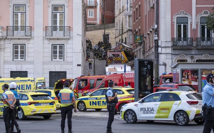 Descarrilamento do Elevador da Glória, em Lisboa, causa vítimas e mobiliza equipas de emergência