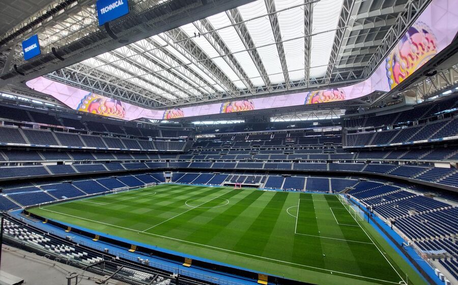 Estádio Santiago Bernabéu, do Real Madrid