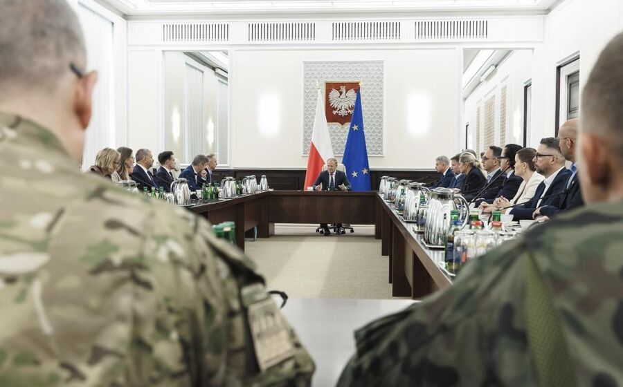 Reunião sobre violação russa do espaço aéreo polaco com representantes da Suécia, Noruega e Letónia