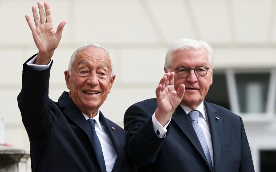 Marcelo Rebelo de Sousa e Frank-Walter Steinmeier prometem apoio à Ucrânia, em Berlim