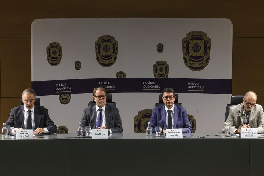 Conferência de imprensa da Polícia Judiciária com Francisco Corte Real e Luís Neves