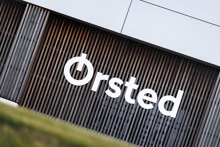 A Orsted destaca-se no setor das 'utilities' em alta nas bolsas europeias