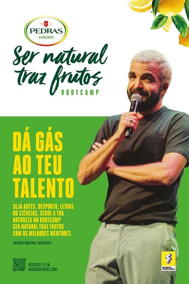Salvador Martinha convida a seguir a natureza num bootcamp