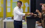 André Ventura vota nas eleições legislativas