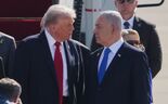 Donald Trump chega a Israel