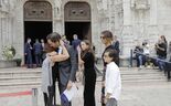 Cerimónia fúnebre de Pinto Balsemão no Mosteiro dos Jerónimos