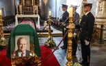Cerimónias fúnebres de Francisco Pinto Balsemão, no Mosteiro dos Jerónimos, em Lisboa