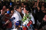 Mariana Mortágua e ativistas portugueses recebidos em Lisboa após detenção em Israel