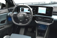 Interior do novo Nissan Micra elétrico, modelo feito em França