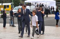 O CEO do Grupo Impresa, Francisco Pedro Pinto Balsemão, à chegada para o velório do seu pai Francisco Pinto Balsemão