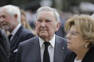 Cerimónia fúnebre de Pinto Balsemão no Mosteiro dos Jerónimos