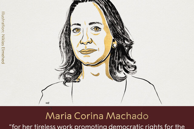 Será a filha de Maria Corina Machado a receber Nobel da Paz em nome da mãe