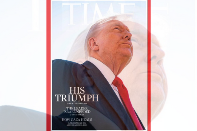 'Fizeram-me desaparecer o cabelo'. Trump critica capa da revista Time