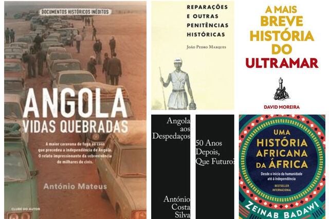 Cinco livros sobre África, incluindo a que foi portuguesa